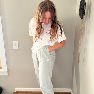 nike grey sweatpants